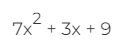 polynomial expression